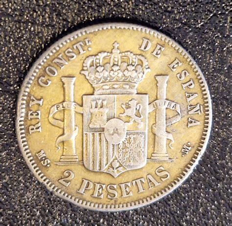 2 pesetas 1882|2 Pesetas .